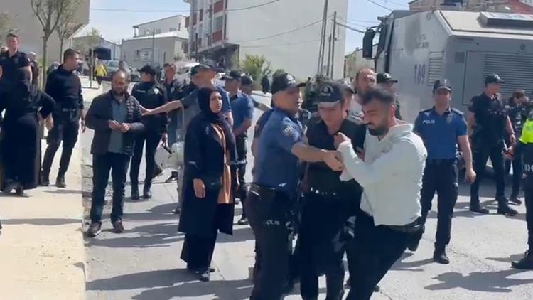 Arnavutköy'de yıkım gerginliği: Polis müdahale etti