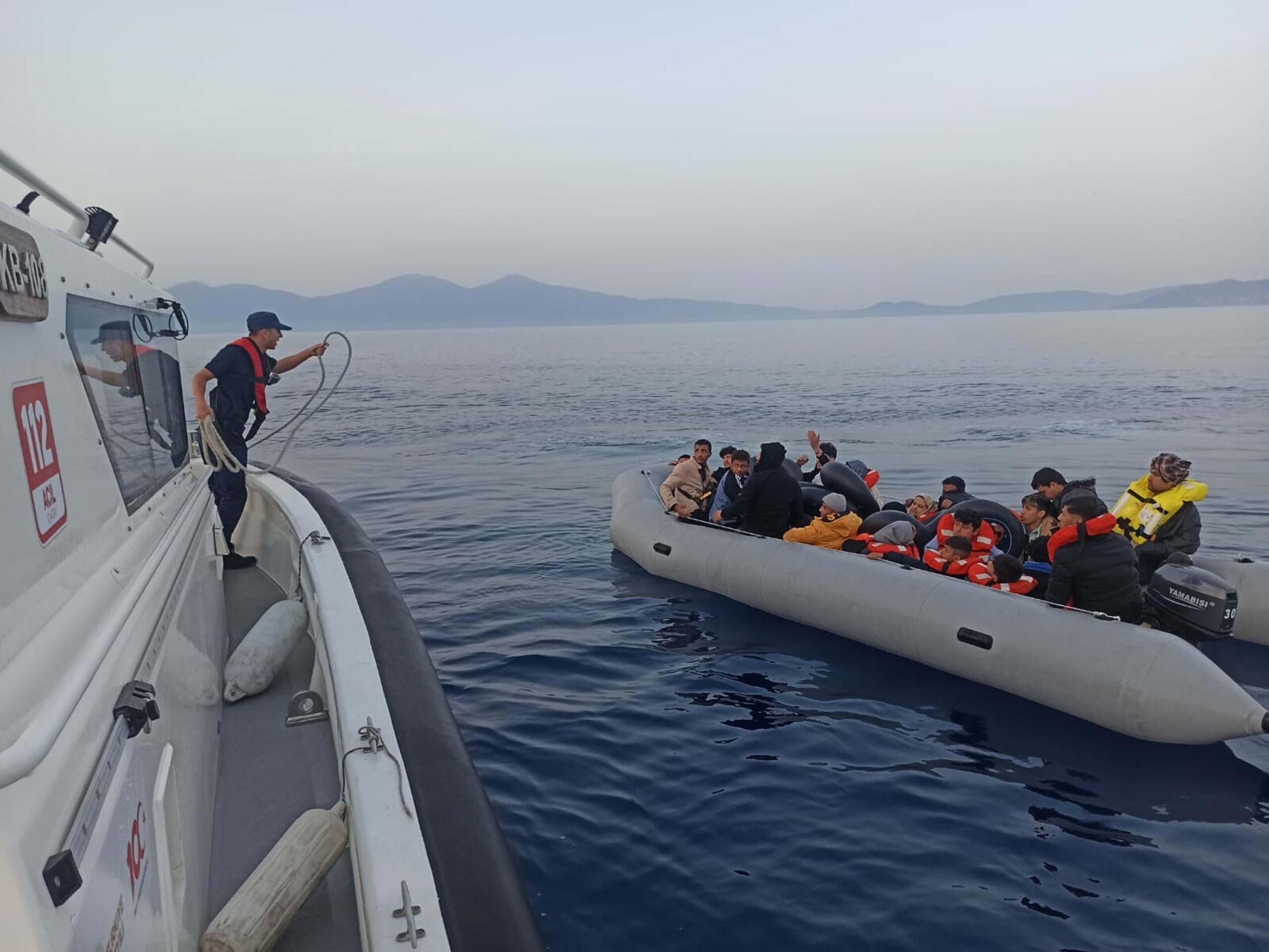 Aydın'da yirmi kaçak göçmen yakalandı