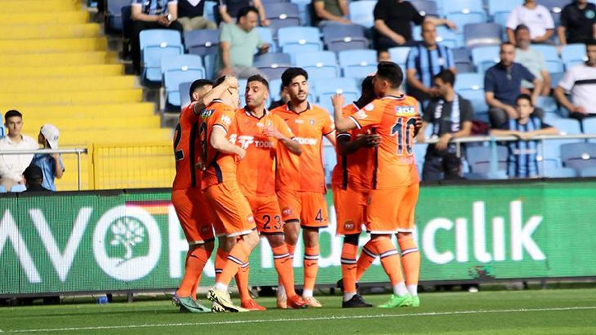 Başakşehir, Adana'da gol oldu yağdı! Adana Demirspor farklı mağlup