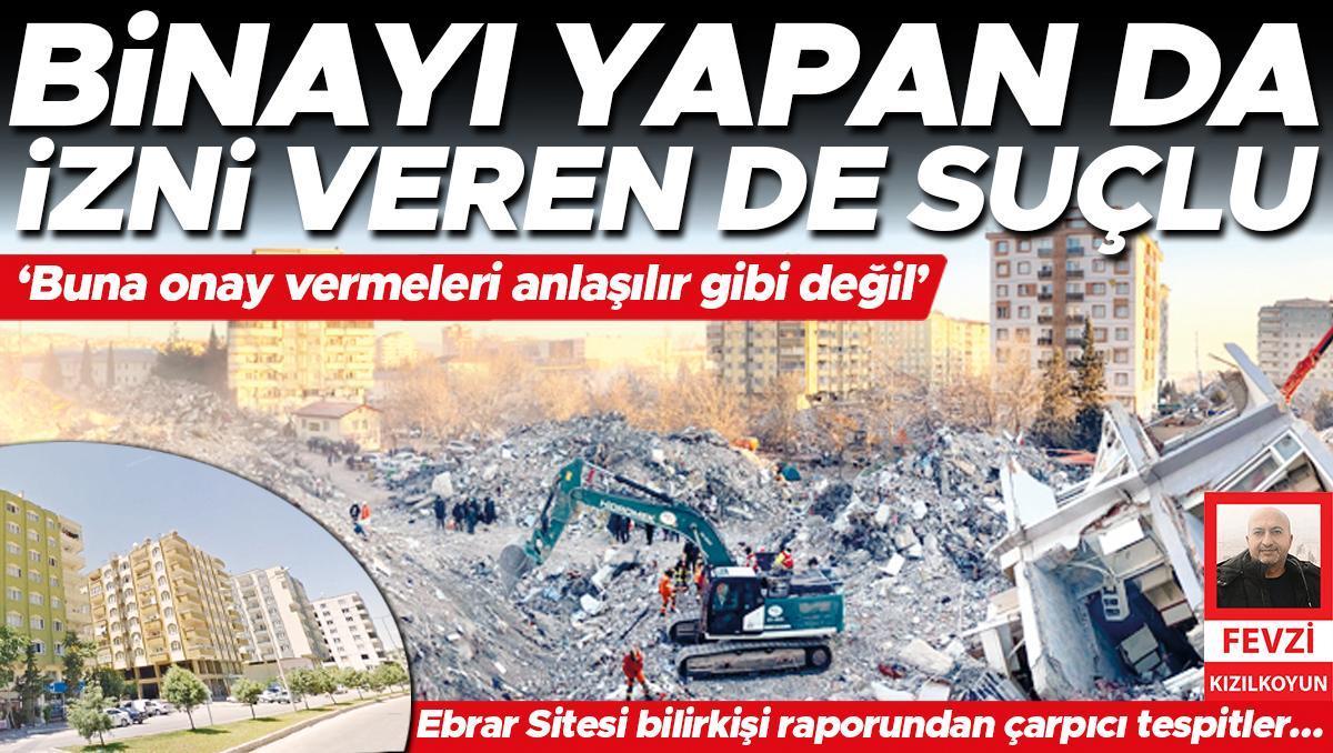 Binayı yapan da izni veren de suçlu