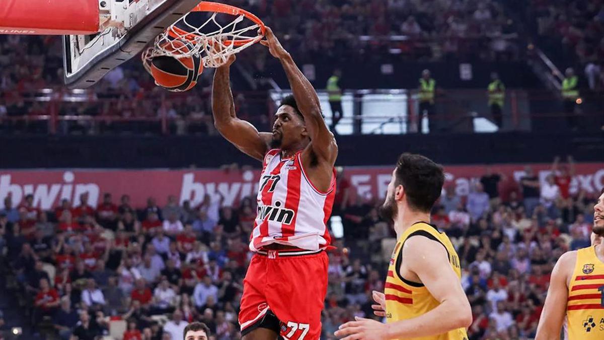 EuroLeague'de Barcelona'yı farklı geçen Olympiacos seriyi eşitledi