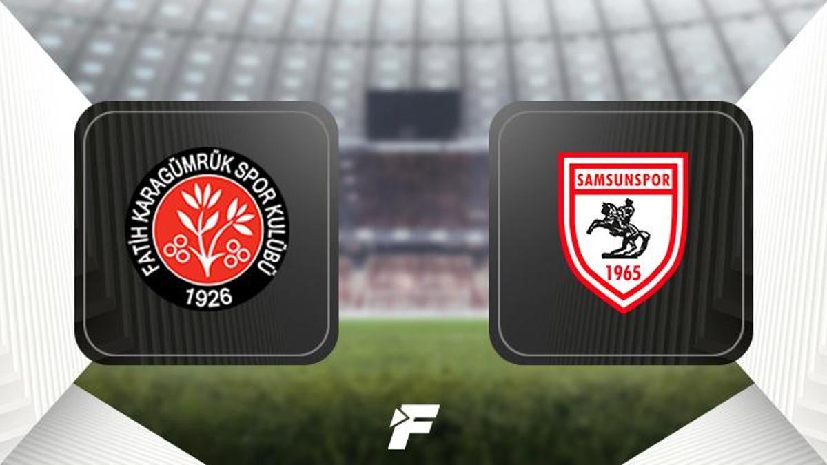 Fatih Karagümrük - Samsunspor maçı ne zaman, saat kaçta ve hangi kanalda? (Muhtemel 11'ler)