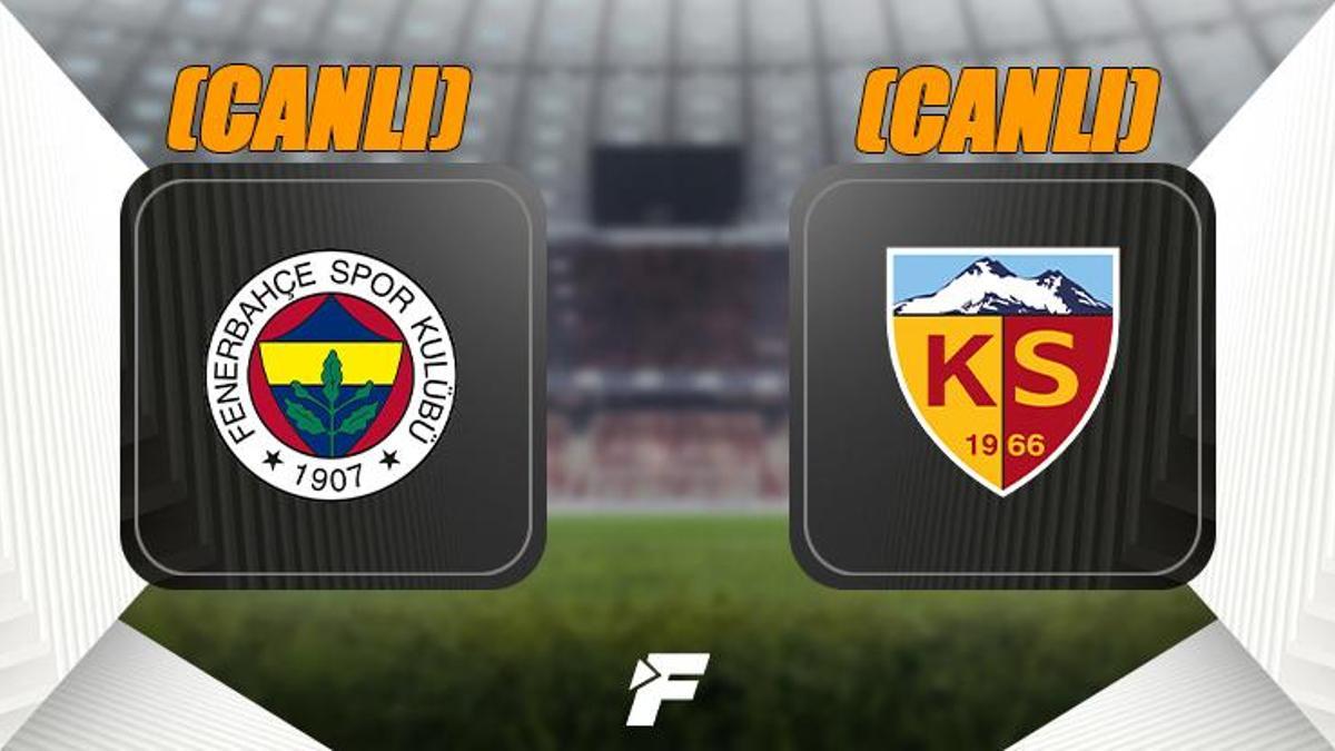 Fenerbahçe - Kayserispor maçı canlı izle | beIN Sports 1 canlı yayın (Fenerbahçe - Kayserispor maçı şifresiz) | Fenerbahçe - Kayserispor maçı şifresiz canlı izle