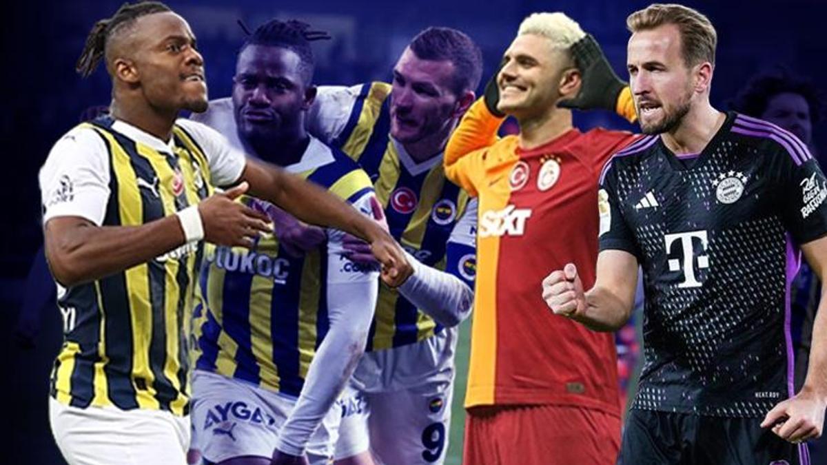 Fenerbahçe'de Batshuayi'den Icardi ve Dzeko'ya fark! Harry Kane'i solladı