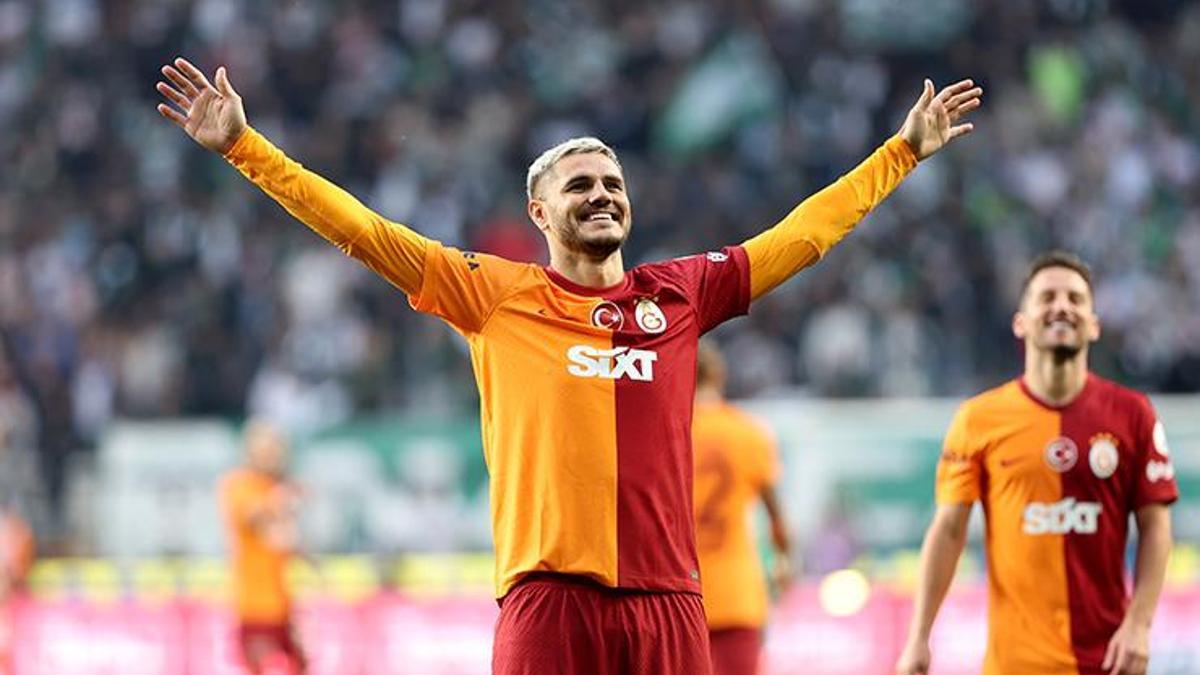 Galatasaray'da Icardi fırtınası: Dzeko'yu geçti, gol kralı oldu!