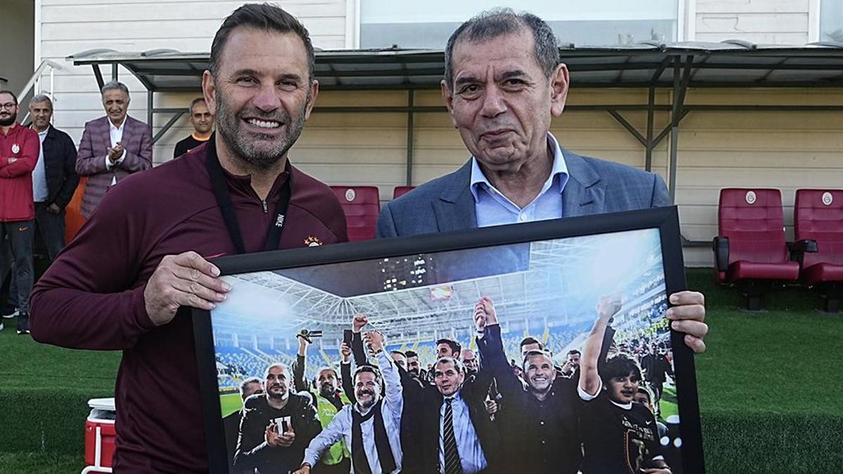 Galatasaray'da tüm gözler şampiyonluğa çevrildi! Başkan Dursun Özbek'ten totem...