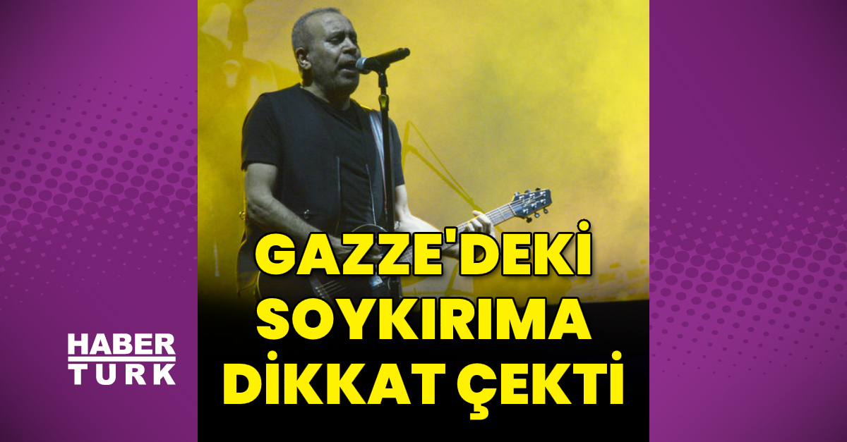 Haluk Levent, Gazze’deki soykırıma dikkat çekti - Magazin haberleri