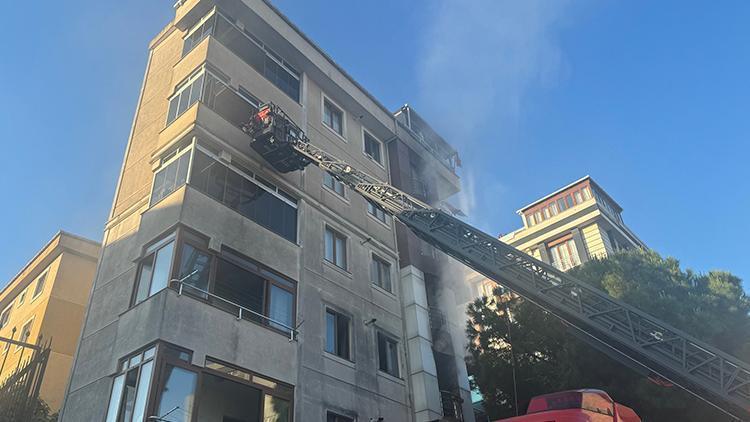 İstanbul'da altı katlı binada yangın: 1 ölü