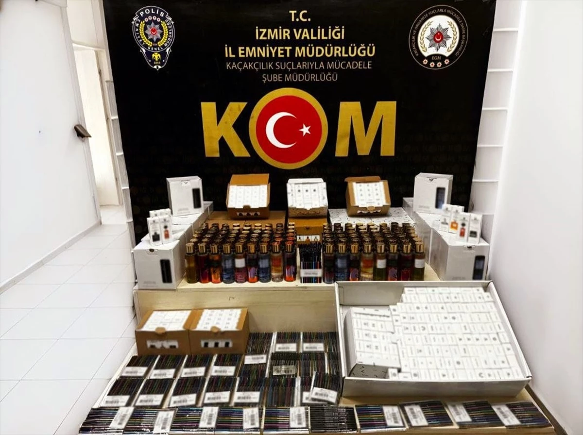 İzmir'de Kaçakçılık Operasyonunda 28 Şüpheliye Adli İşlem