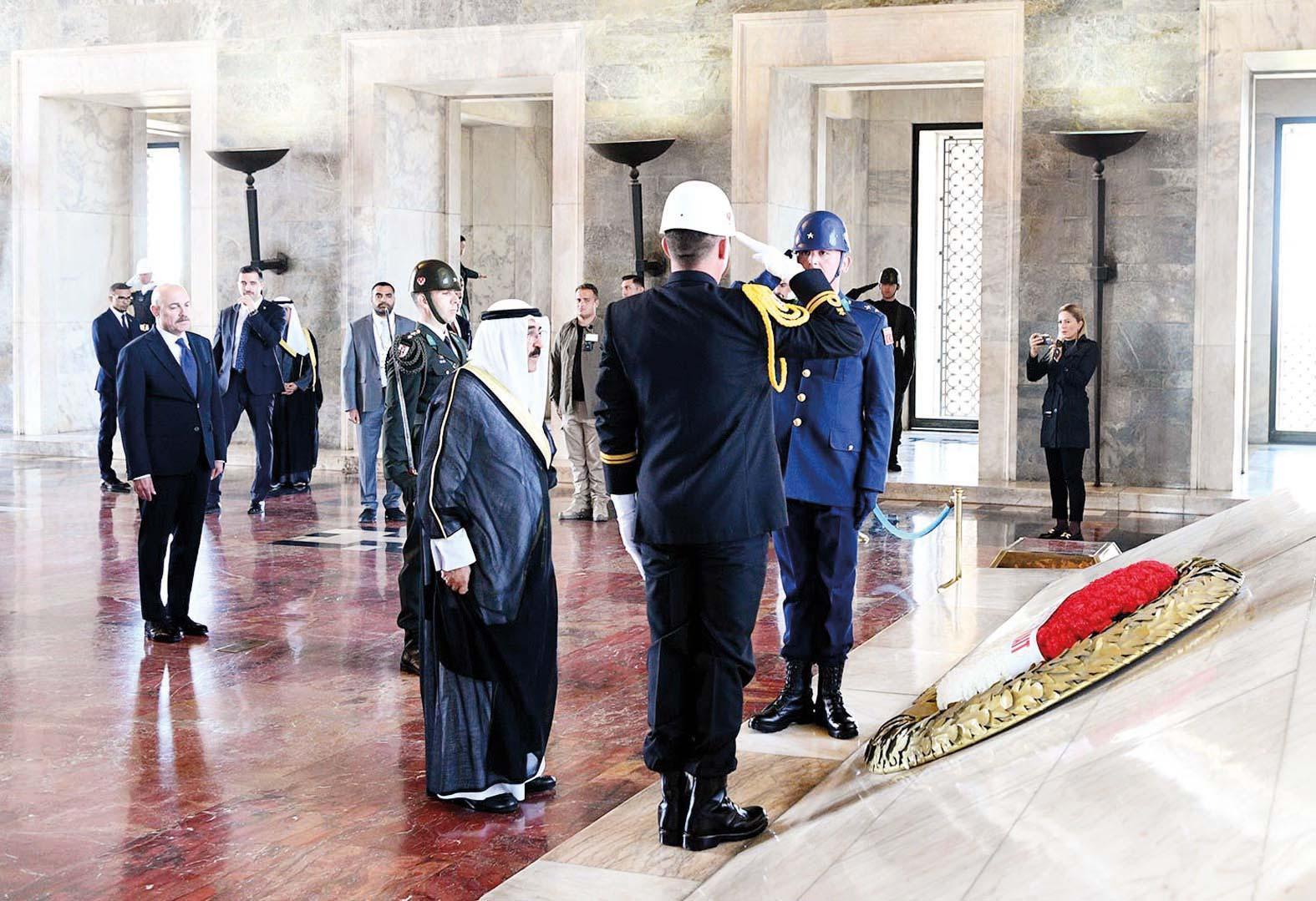 Kuveyt Emiri Sabah Anıtkabir’deydi