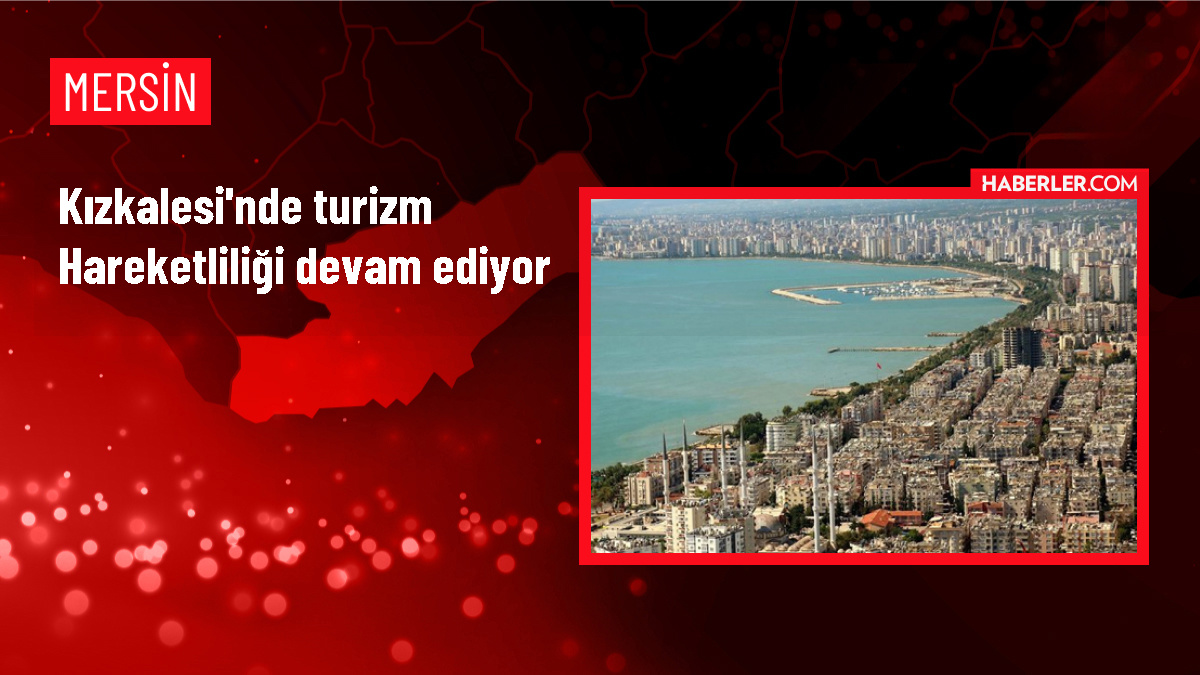 Mersin Kızkalesi, yerli ve yabancı turistleri ağırlıyor