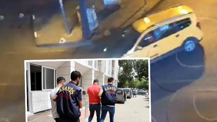 Mersin'de ilginç hırsızlık: Taksi çalıp müşteri aldılar