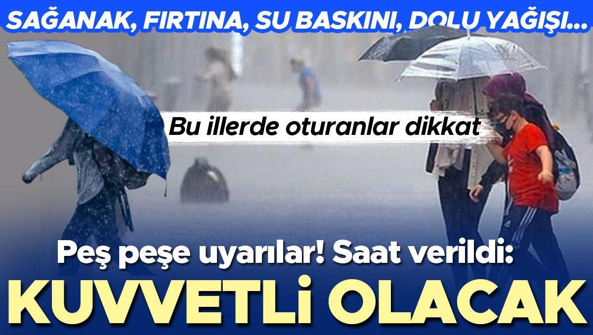 Meteoroloji hava durumu tahmini... Orhan Şen il il uyardı: Sağanak, fırtına, dolu yağışı...