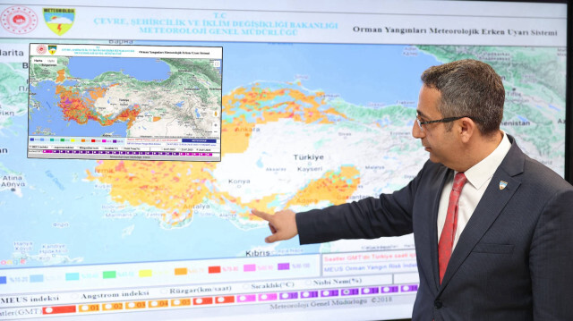 Meteoroloji 'MEUS' ile yangın risk haritaları oluşturuyor | Aktüel Haberleri