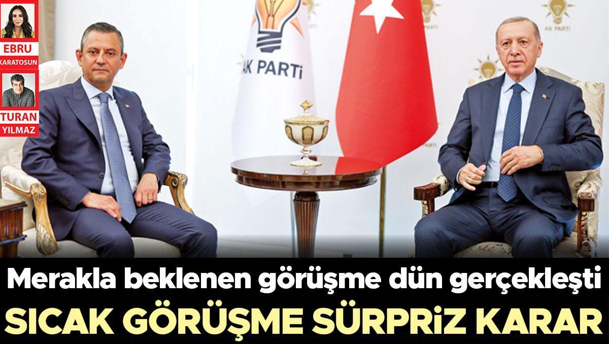 Sıcak görüşme sürpriz karar