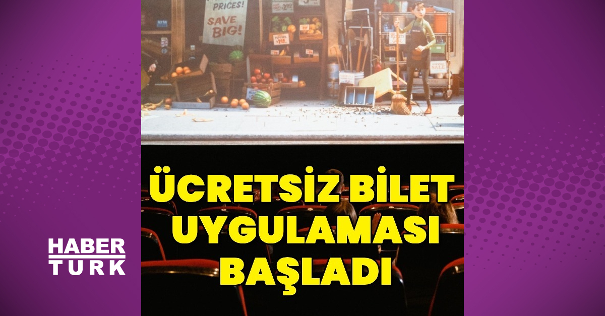 Sinemada ücretsiz bilet uygulaması başladı