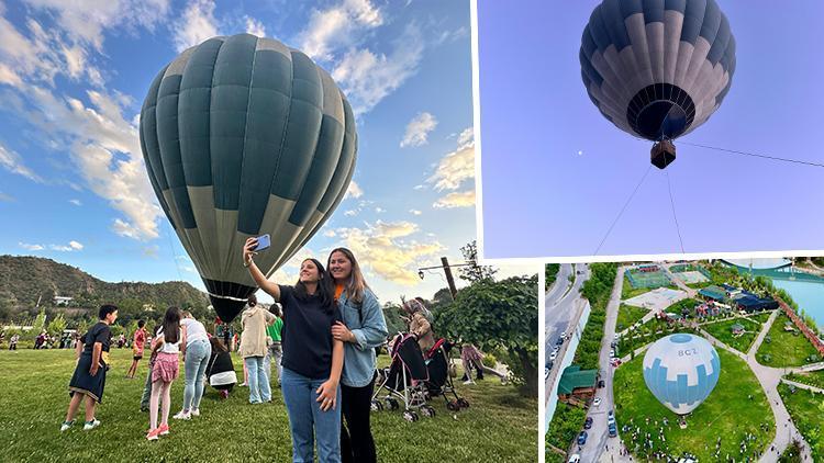 Tunceli'de bir ilk: Sıcak hava balonu turizmi başladı