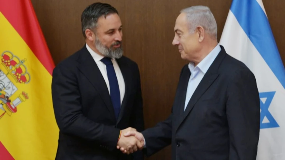 Zamanlama manidar! İspanya'nın aşırı sağcı partisinin lideri Abascal, Netanyahu'yu ziyaret etti