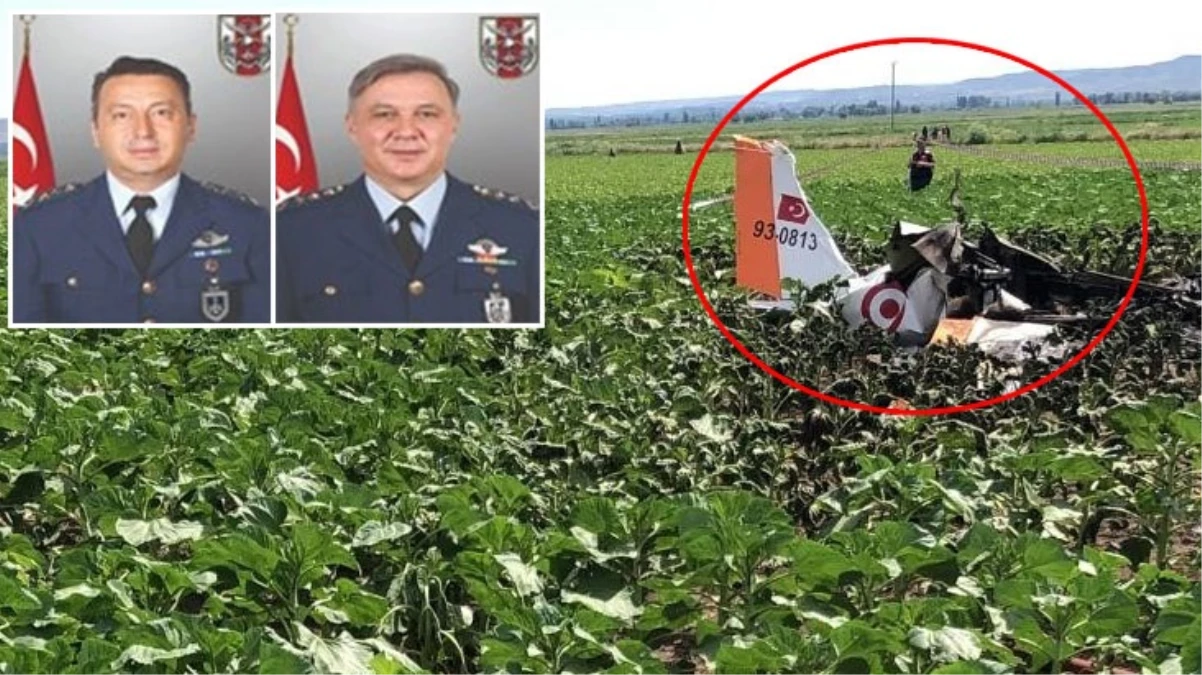 2 pilotumuzun şehit olduğu eğitim uçağının düşme anı kamerada