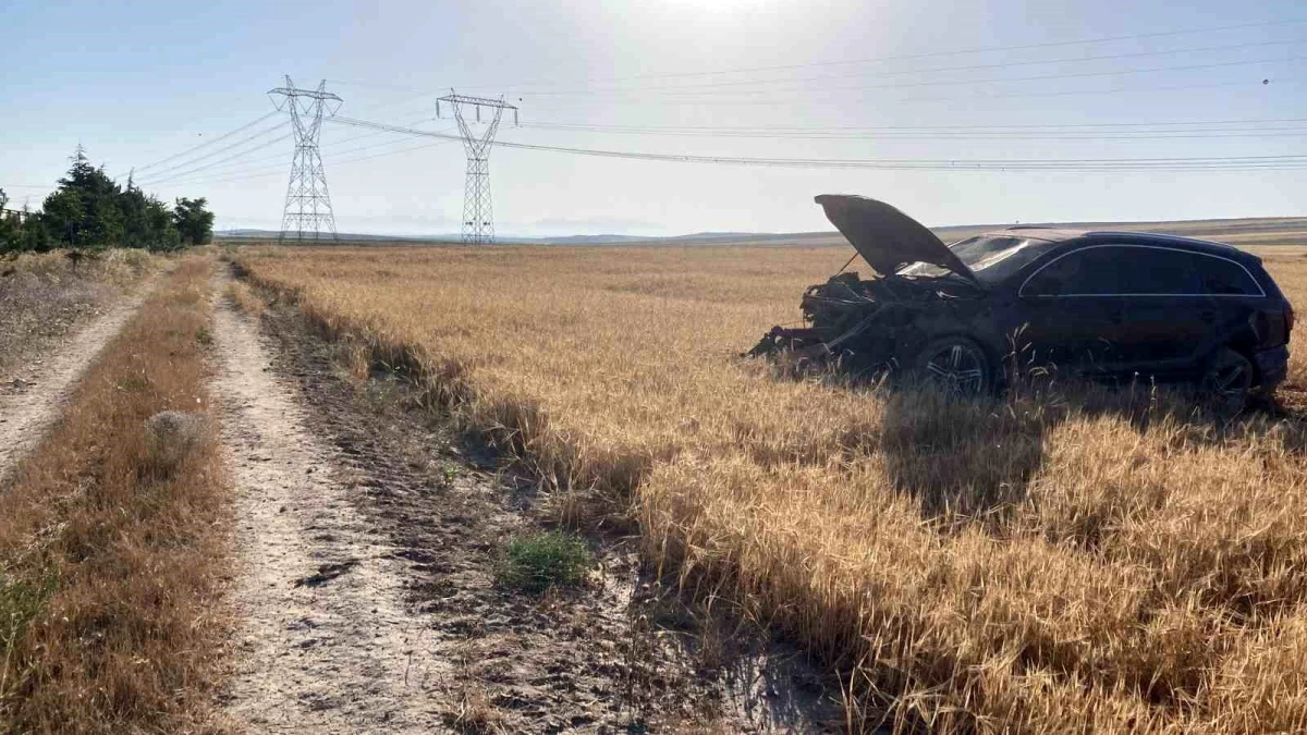 Afyonkarahisar'da Otomobil Şarampole Uçtu: 4 Yaralı