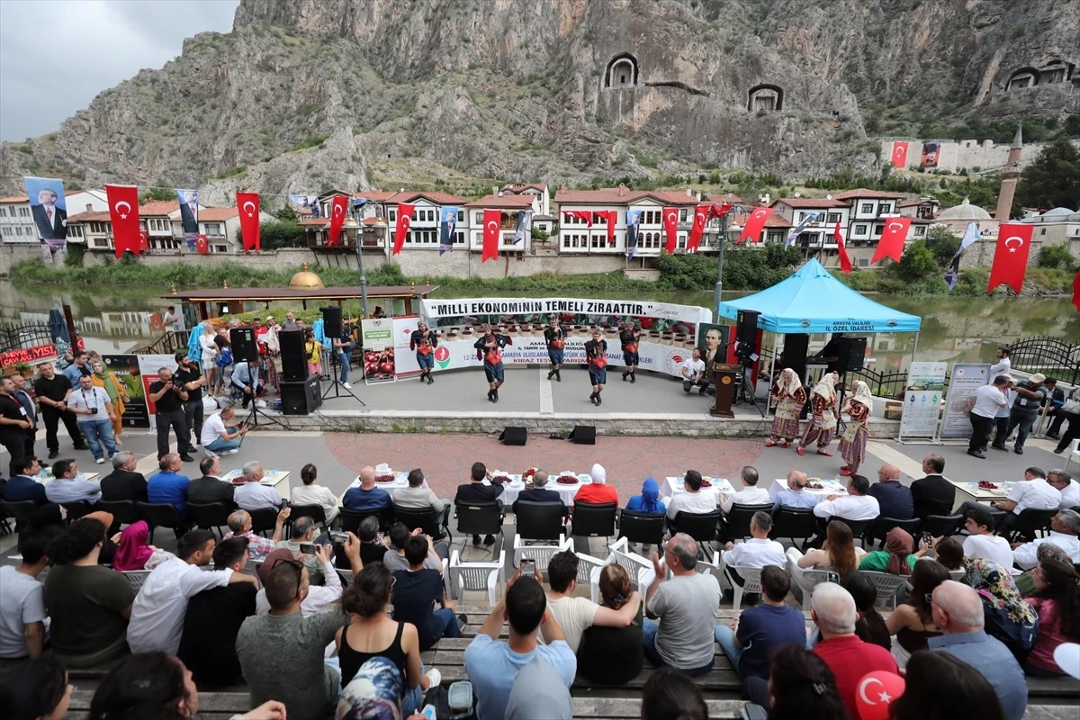 Amasya Uluslararası Atatürk Kültür ve Sanat Festivali'nde Kiraz Teşvik Yarışması Gerçekleştirildi