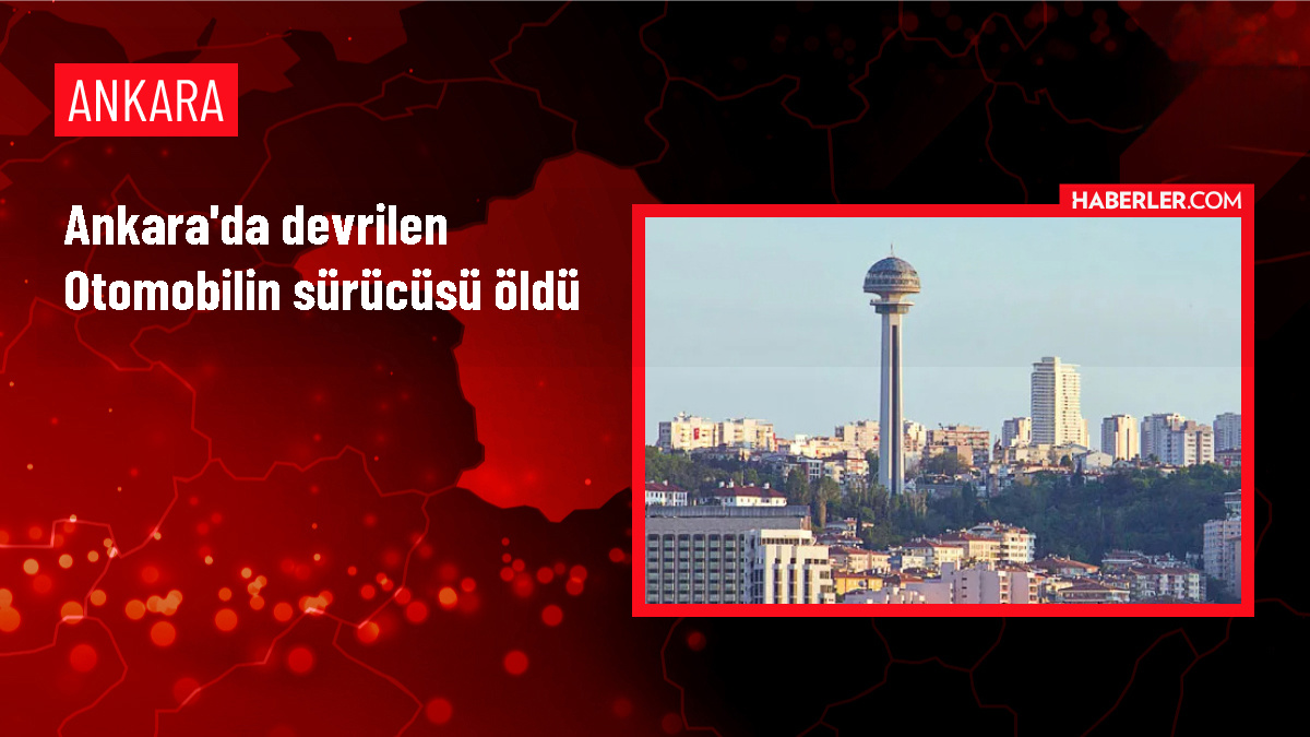 Ankara'nın Nallıhan ilçesinde otomobil devrildi, sürücü hayatını kaybetti