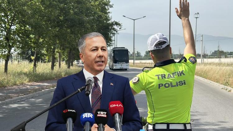 Bakan Yerlikaya'dan trafik tedbiri açıklaması: 66 bin 92 personel görevlendirildi