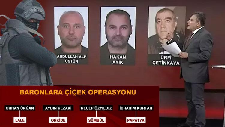 Baronlara 'Çiçek' operasyonu! Türk polisi deşifre etti