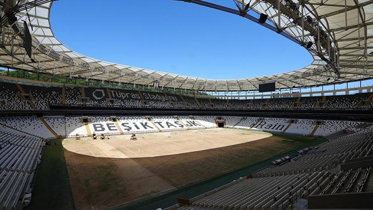 Beşiktaş'ın evi Tüpraş Stadyumu'na hibrit çim serilecek