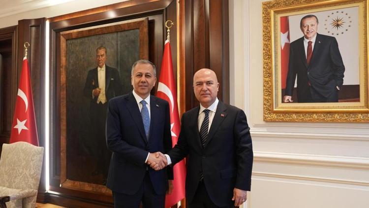 CHP'li Murat Bakan, İçişleri Bakanı Ali Yerlikaya'yı ziyaret etti