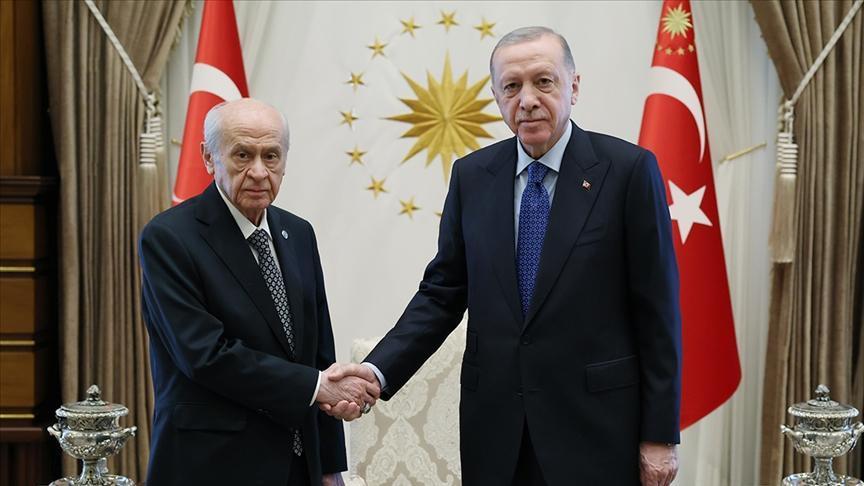 Cumhurbaşkanı Erdoğan - Bahçeli görüşmesi başladı