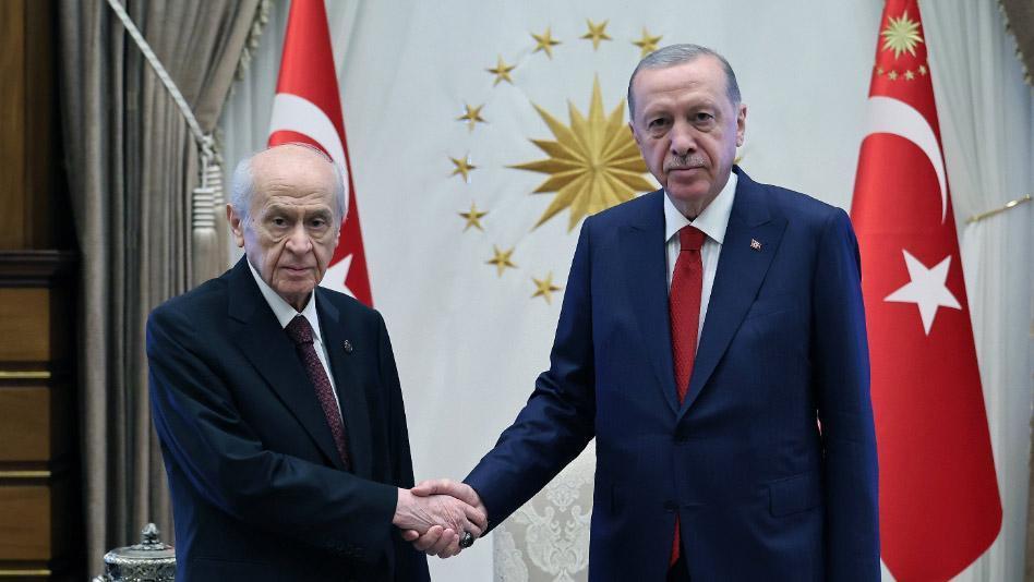 Cumhurbaşkanı Erdoğan - Bahçeli görüşmesi sonra erdi