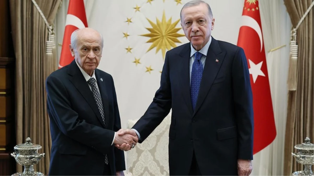 Cumhurbaşkanı Erdoğan ile Bahçeli arasındaki görüşme başladı