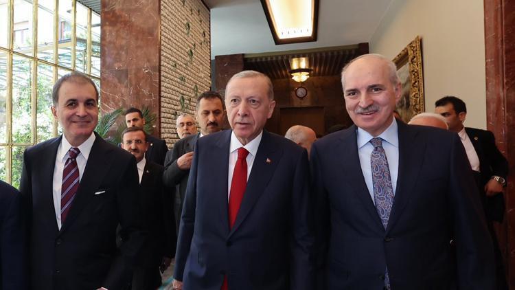 Cumhurbaşkanı Erdoğan'dan Numan Kurtulmuş'a ziyaret