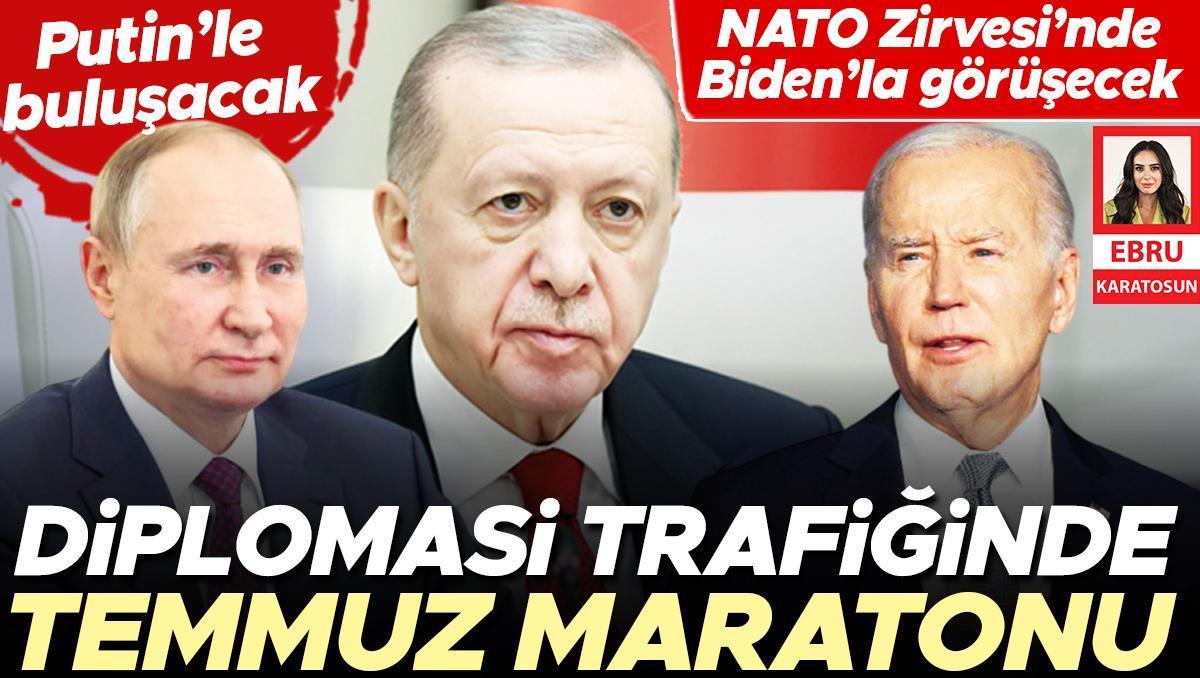 Diplomasi trafiğinde Temmuz maratonu