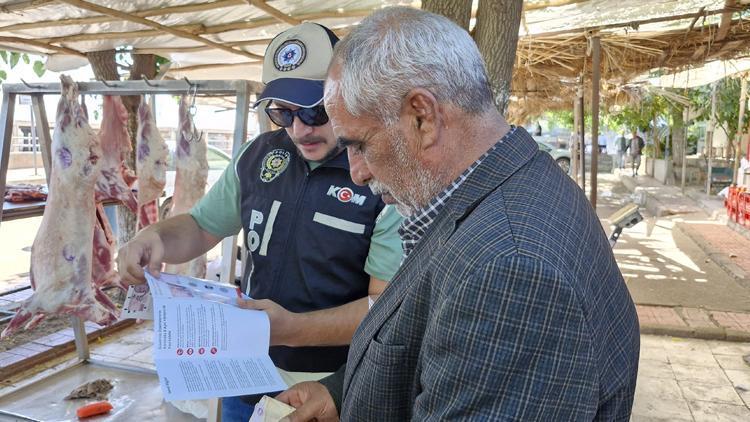 Diyarbakır'da polisten kurban satıcılarına sahte para uyarısı
