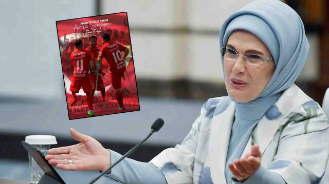 Emine Erdoğan Ampute Milli Futbol Takımı'nı tebrik etti | Aktüel Haberleri