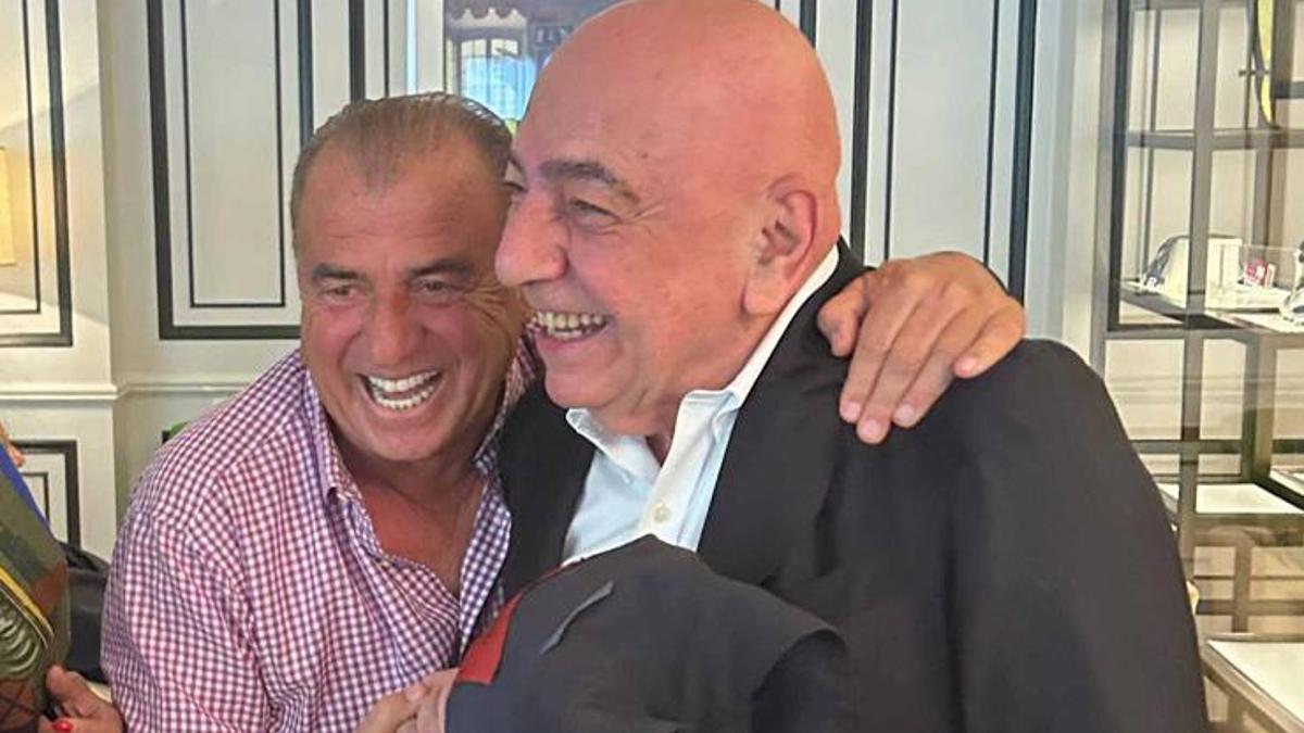 Fatih Terim, Adriano Galliani ile bir araya geldi