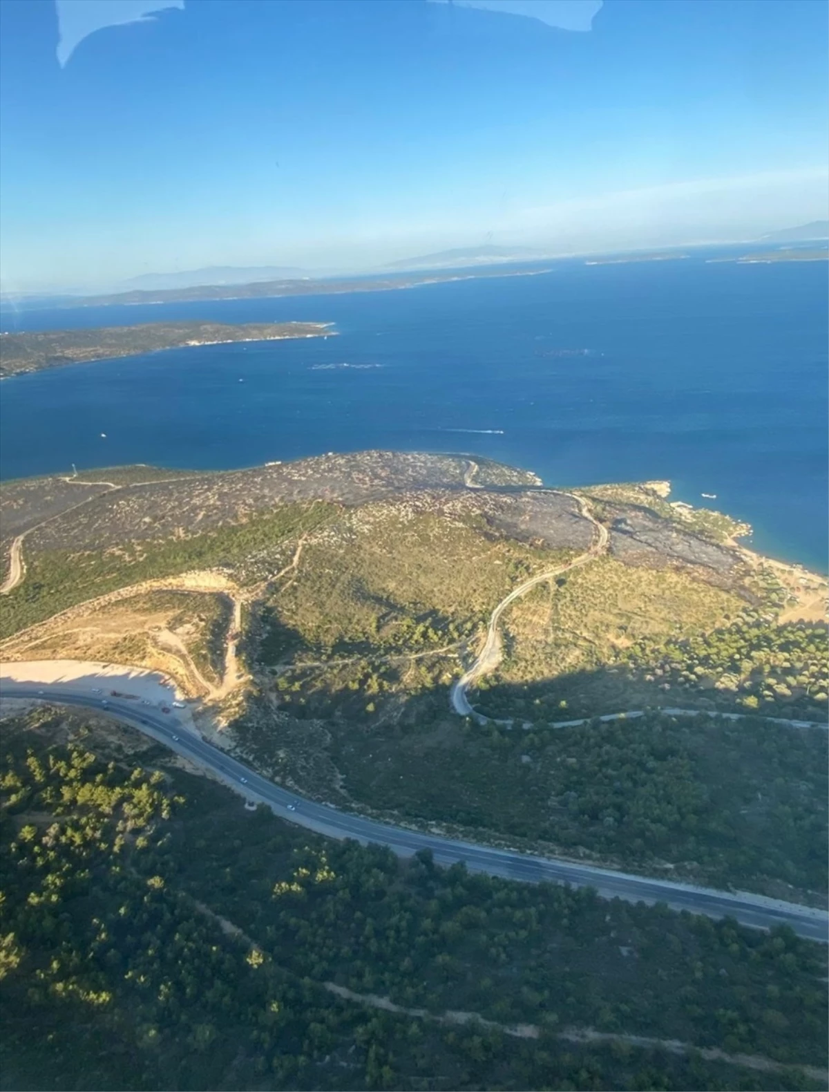 İzmir Urla'da çıkan yangın kontrol altına alındı