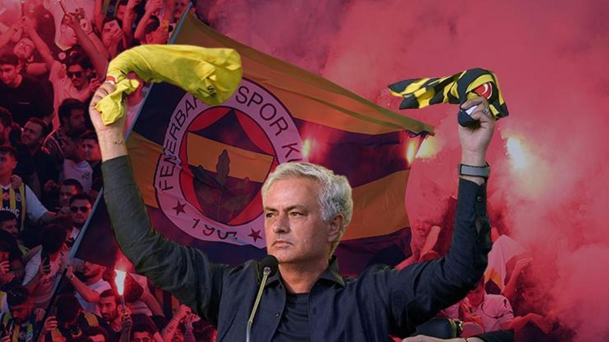 Kadıköy'de Mourinho izdihamı! İmzayı attı, Fenerbahçe taraftarını selamladı!