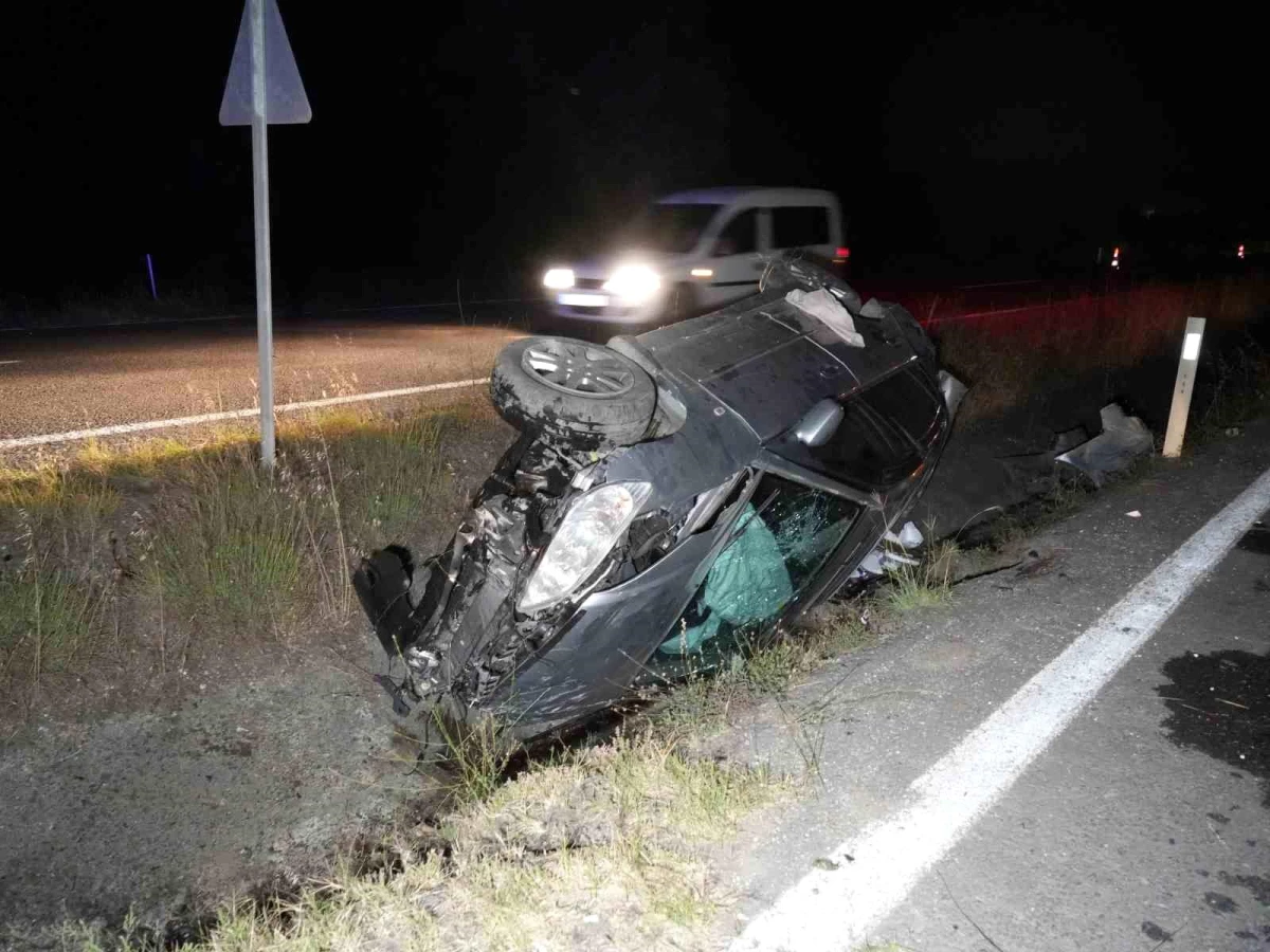 Kastamonu'da Otomobil Takla Attı: 2 Kişi Yaralandı