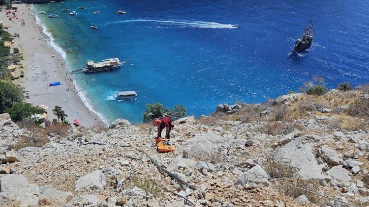 Kelebekler Vadisi'nde acı ölüm: Dengesini kaybederek düştü