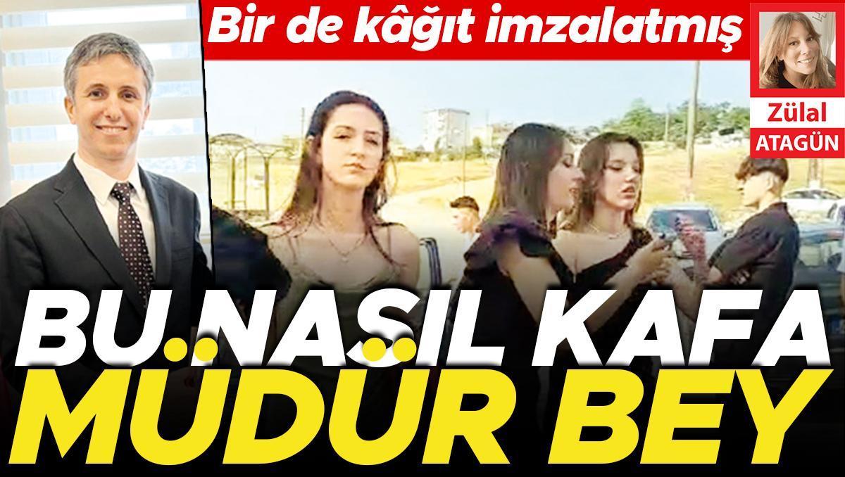 Lise mezuniyet töreninde kıyafet skandalı