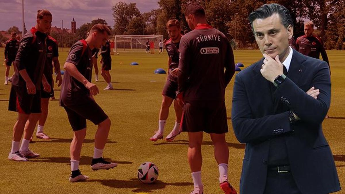 Montella'dan A Milli Takım için son rötuşlar! İlk 11'ini belirledi