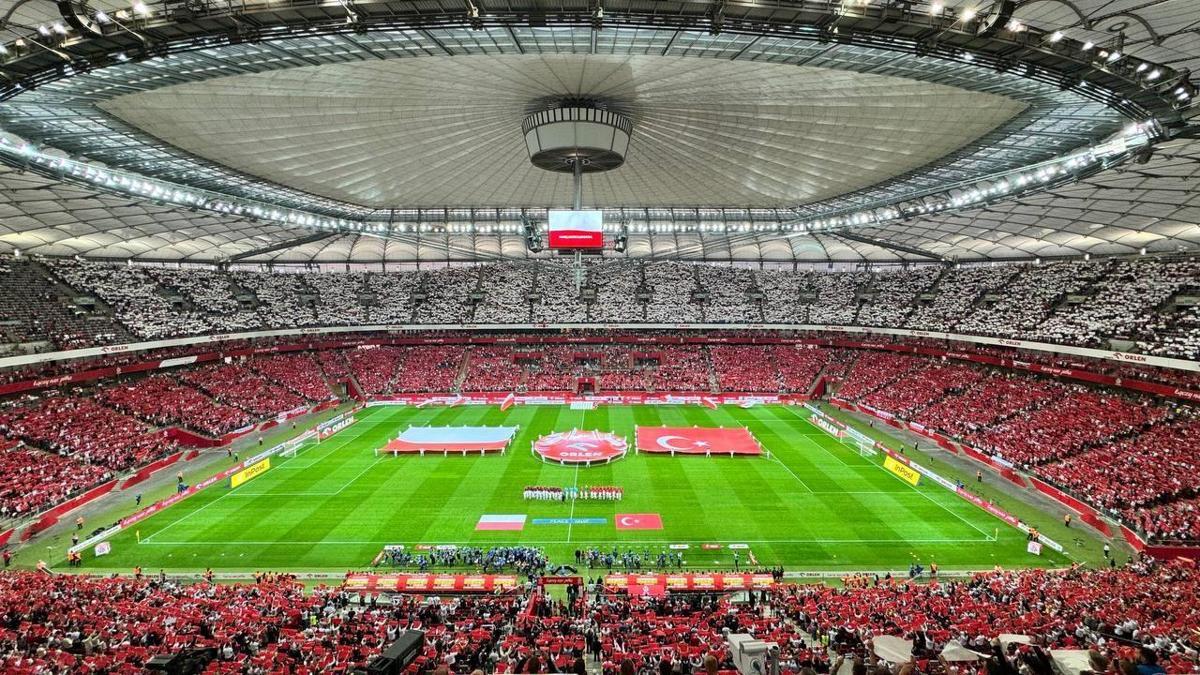 Polonya - Türkiye maçını 48 bin 677 taraftar izledi