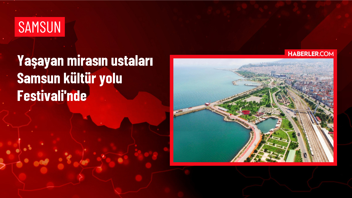 Samsun'da Kültür Yolu Festivali'nde Anadolu El Sanatları Sergileniyor