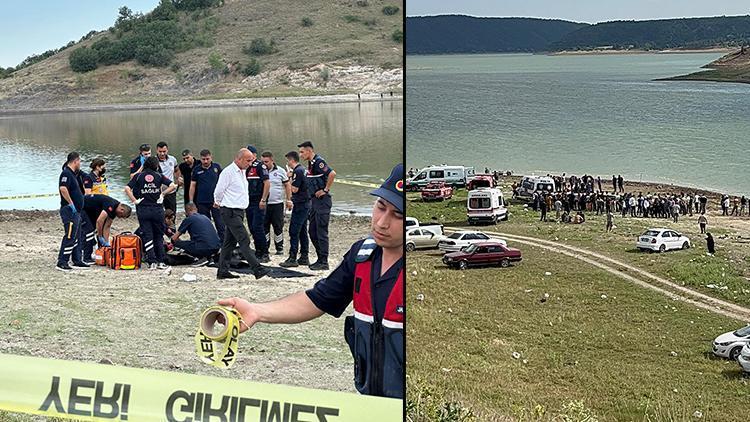 Serinlemek için baraj gölüne giren 2'si kardeş 3 kişi, boğuldu