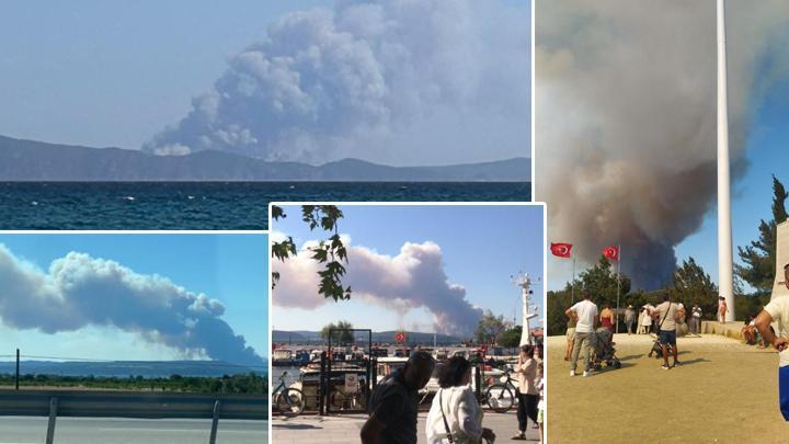 Son dakika... Çanakkale ve Uaşk'ta orman yangını... Bakan Yumaklı son durumu açıkladı