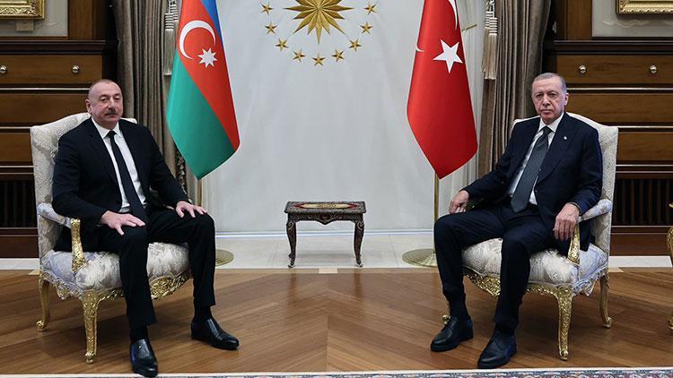 Son dakika... Cumhurbaşkanı Erdoğan, İlham Aliyev ile bir araya geldi