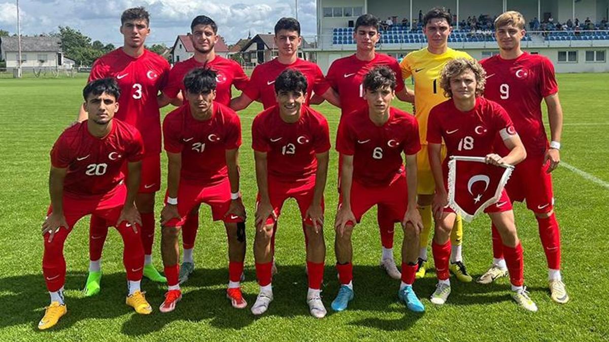 U18 Milliler, Hırvatistan'a 4-1 mağlup oldu